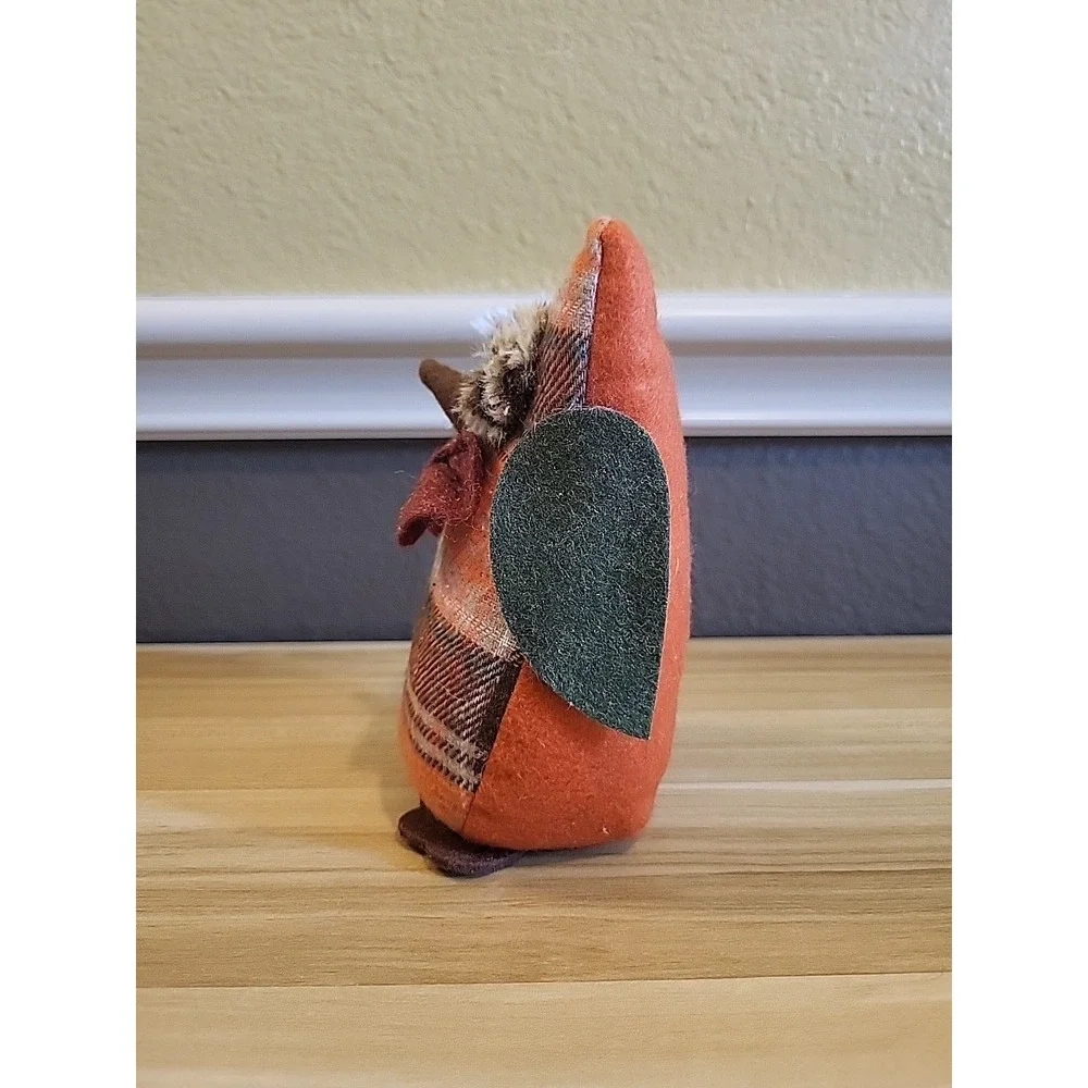 Fall Thanksgiving Plush Owl Shelf Sitters Set Of 2